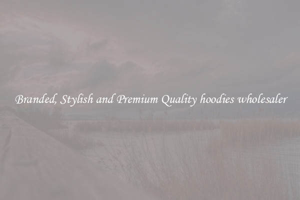 Branded, Stylish and Premium Quality hoodies wholesaler